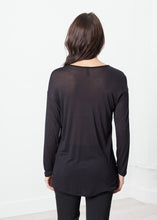 Load image into Gallery viewer, Laurier Tee in Black/Navy