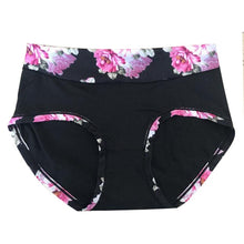 Load image into Gallery viewer, Plus Size Women Underwear Panties Ladies Seamless y Briefs Floral Print Calcinhas Intimates Underpants Ropa