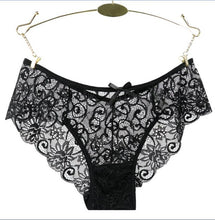 Load image into Gallery viewer, Fashion Sexy Panties Comfortable Briefs Exquisite Crotchless Shorts Solid Lingerie Sexy Hollow Out Underwear Women Dropshipping